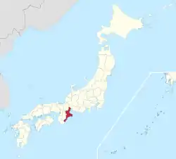 Mie in Japan.svg