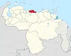 Miranda in Venezuela (+claimed).svg