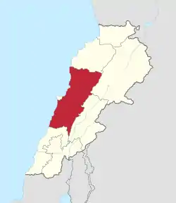 Mount Lebanon in Lebanon.svg