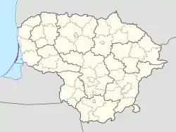 Neringa in Lithuania.svg