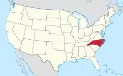 North Carolina in United States (US48).svg