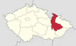 Olomoucký kraj in Czech Republic.svg