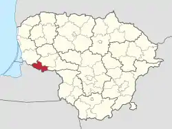 Pagegiai in Lithuania.svg