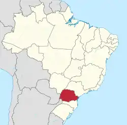 Parana in Brazil.svg