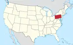 Pennsylvania in United States (US48).svg