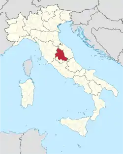 Perugia in Italy.svg