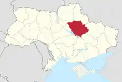 Poltava in Ukraine (claims hatched).svg
