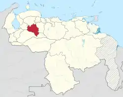 Portuguesa in Venezuela (+claimed).svg