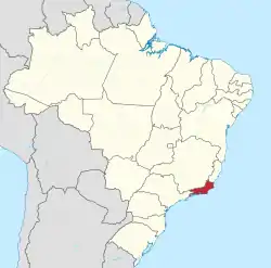 Rio de Janeiro in Brazil.svg