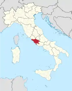 Roma in Italy.svg