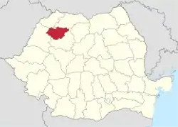 Salaj in Romania.svg