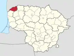 Skuodas in Lithuania.svg