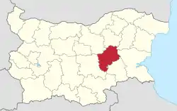 Sliven in Bulgaria.svg