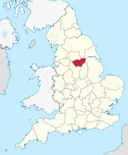 South Yorkshire (ceremonial county) in England.svg
