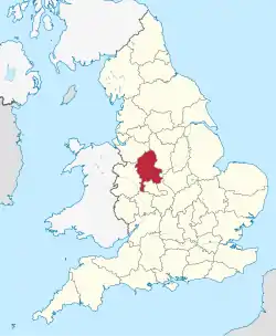 Staffordshire (ceremonial county) in England.svg