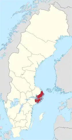 Stockholms län in Sweden.svg