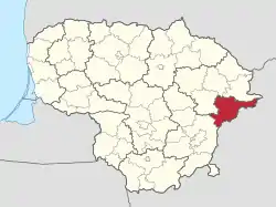 Svencionys in Lithuania.svg
