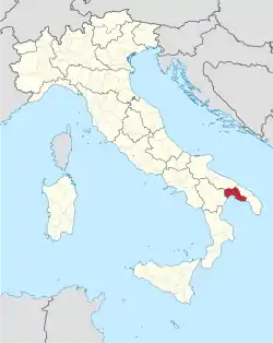 Taranto in Italy.svg
