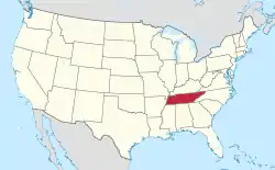 Tennessee in United States (US48).svg