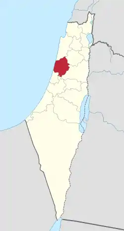 Tulkarm Subdistrict In Mandatory Palestine 1920-1948.svg
