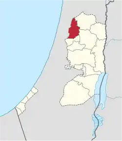 Tulkarm in Palestine.svg