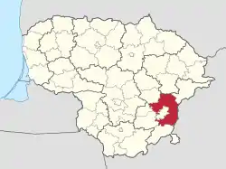 Vilnius district in Lithuania.svg