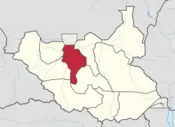 Warrap in South Sudan.svg
