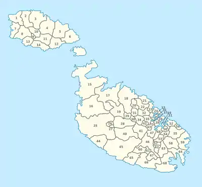 Malta, administrative divisions - Nmbrs.svg
