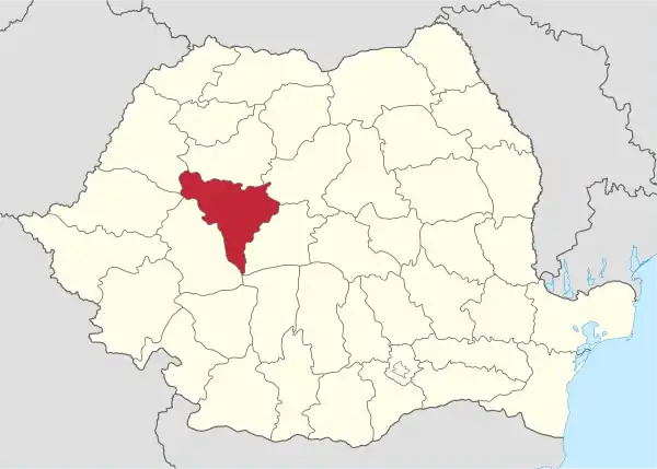 Alba in Romania.svg