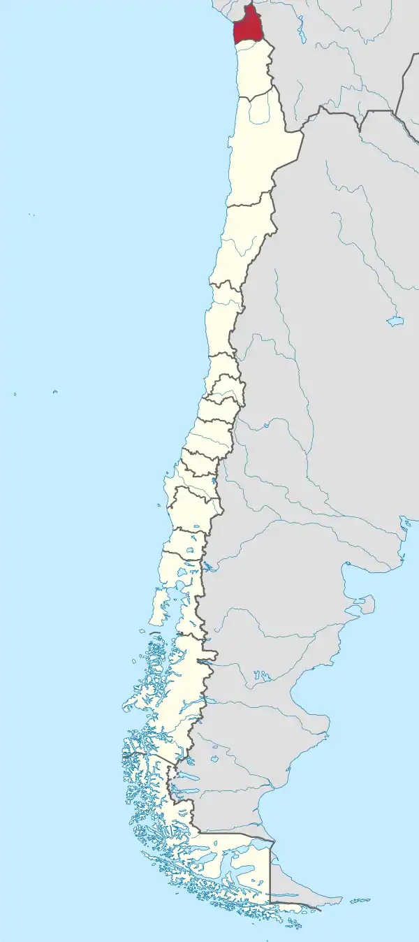 Arica and Parinacota in Chile.svg