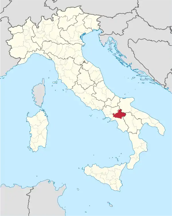 Avellino in Italy.svg