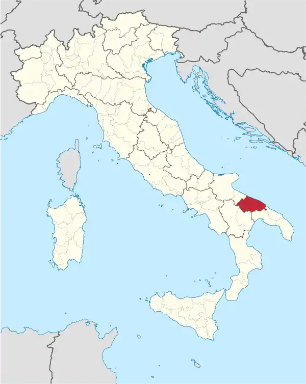 Bari in Italy.svg