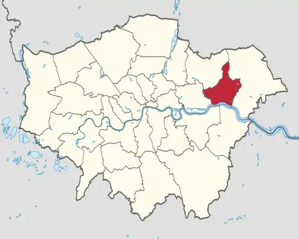 Barking and Dagenham in Greater London.svg