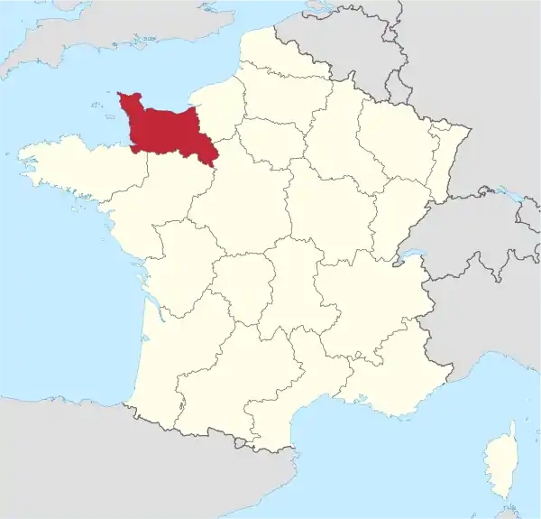 Basse-Normandie in France.svg