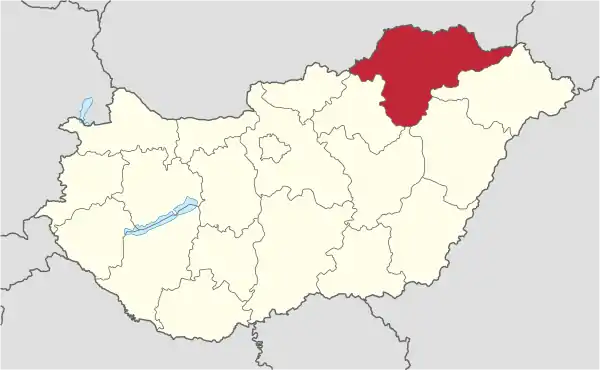 Borsod-Abauj-Zemplen in Hungary.svg