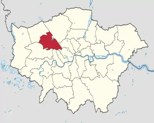 Brent in Greater London.svg