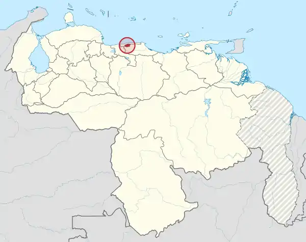 Capital District in Venezuela (special marker) (+claimed).svg