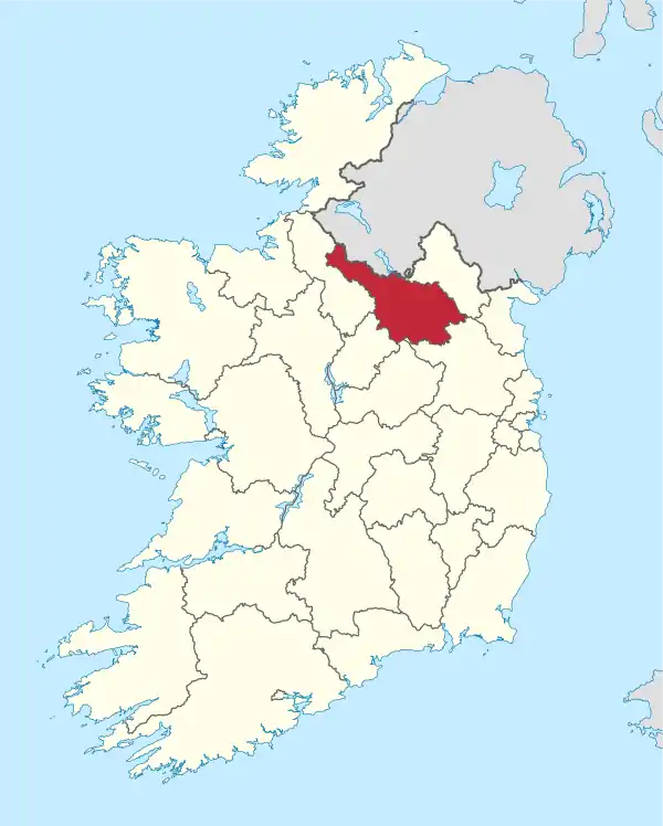 Cavan in Ireland.svg