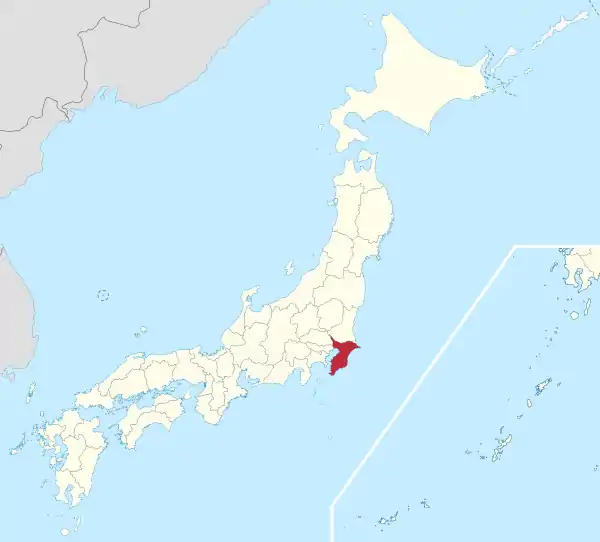 Chiba in Japan.svg