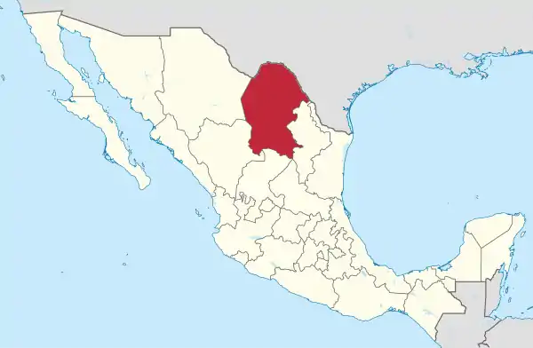 Coahuila in Mexico (location map scheme).svg
