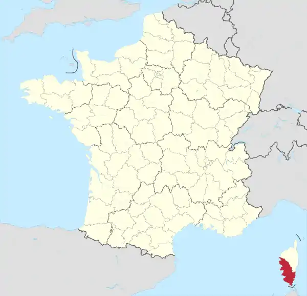 Département 2A in France 2016.svg