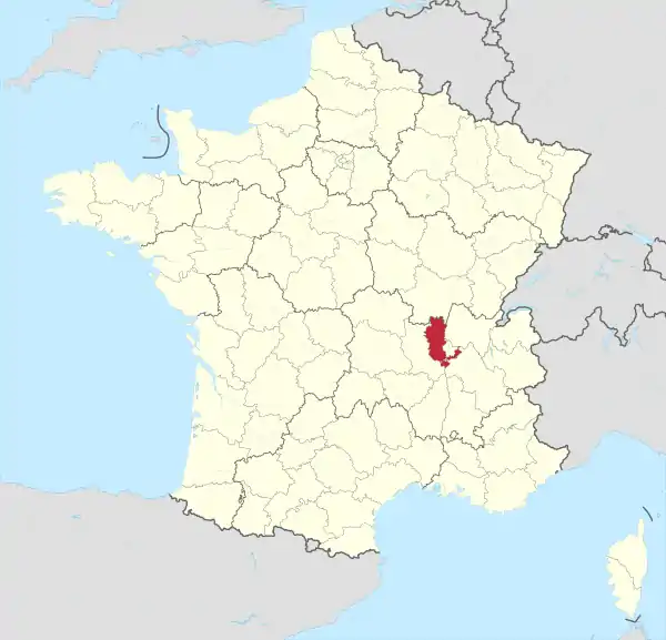 Département 69 in France 2016.svg