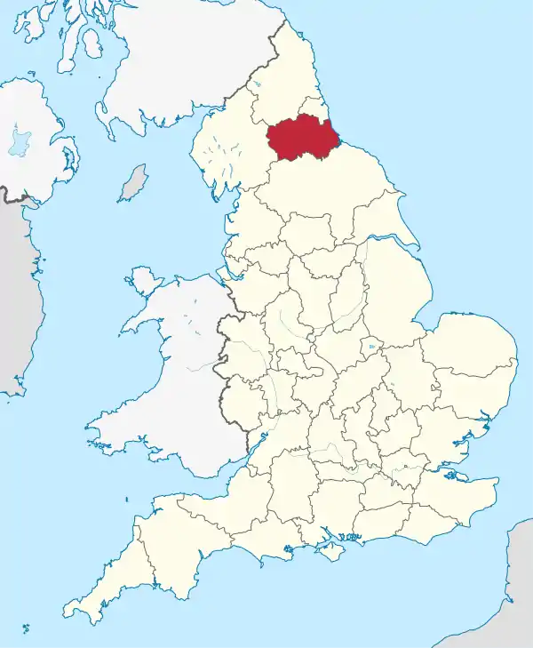 Durham (ceremonial county) in England.svg