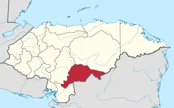 El Paraiso in Honduras.svg