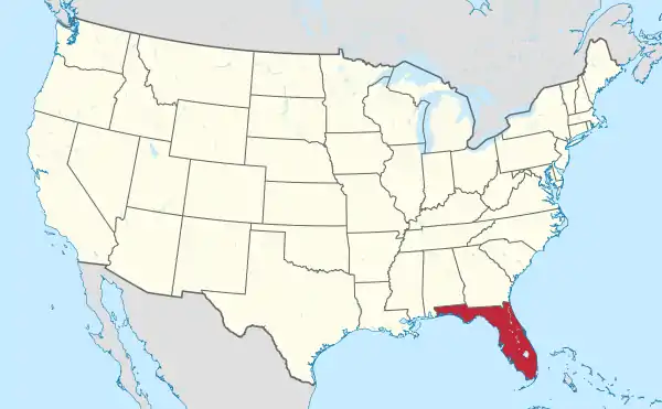 Florida in United States (US48).svg