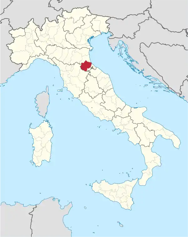 Forli-Cesena in Italy.svg