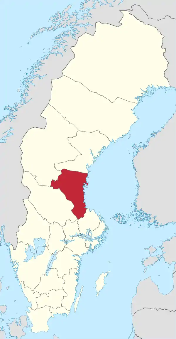 Gävleborgs län in Sweden.svg