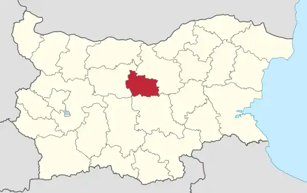 Gabrovo in Bulgaria.svg