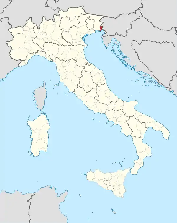 Gorizia in Italy.svg