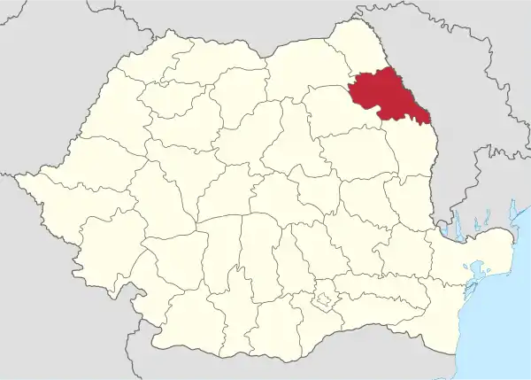 Iasi in Romania.svg